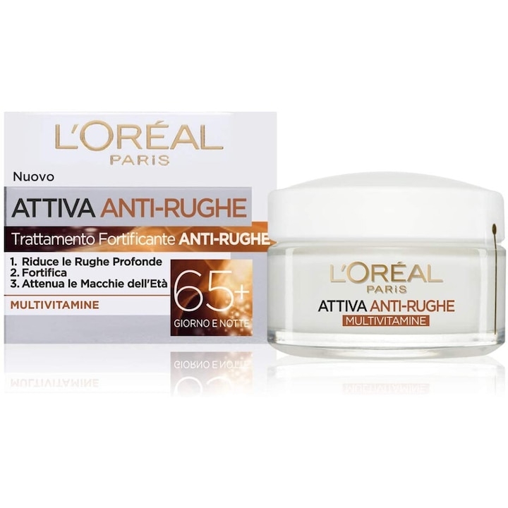 Crema Viso Giorno e Notte Attiva Anti-Rughe 50ml