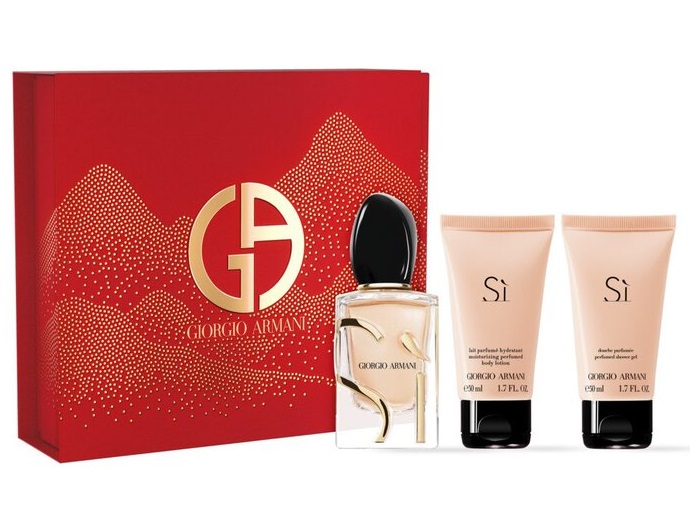 Giorgio Armani Cofanetto SÌ Eau de Parfum 50ml con Latte Corpo 50ml e Gel Doccia 50ml