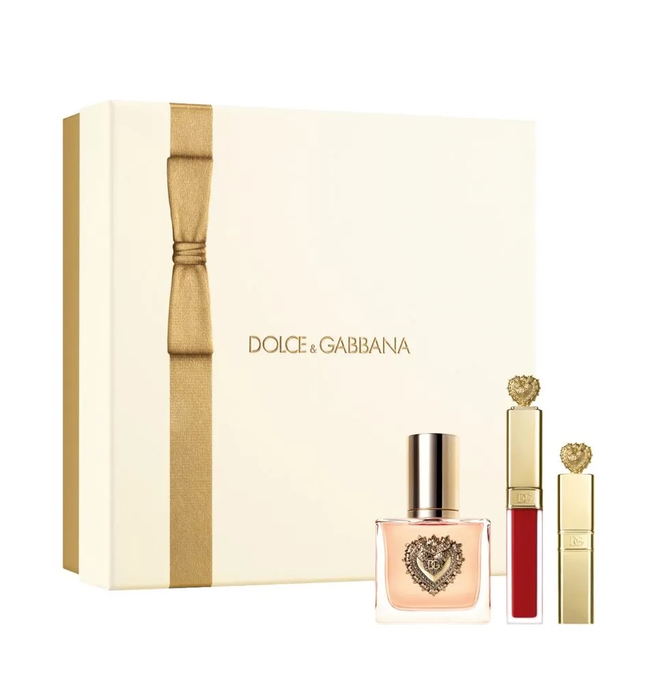 Dolce&Gabbana Cofanetto Devotion Eau de Parfum 30ml con Lip Devotion e Mini Mascara