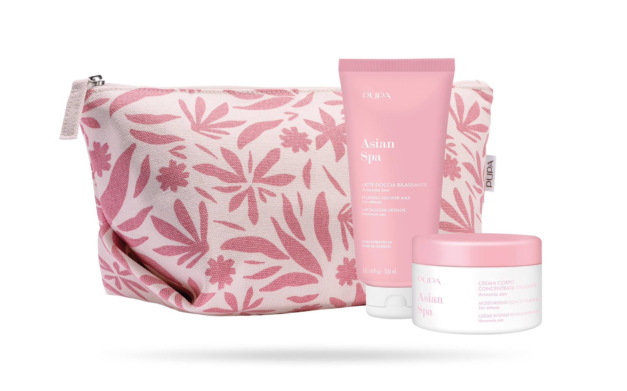 Pupa Kit Asian Spa con Latte Doccia 300ml Crema Corpo 150ml