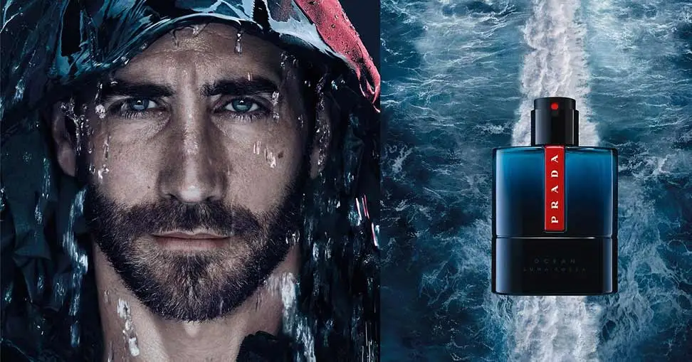 Profumi Prada Luna Rossa Ocean con Jake Gyllenhaa testimonial Prada