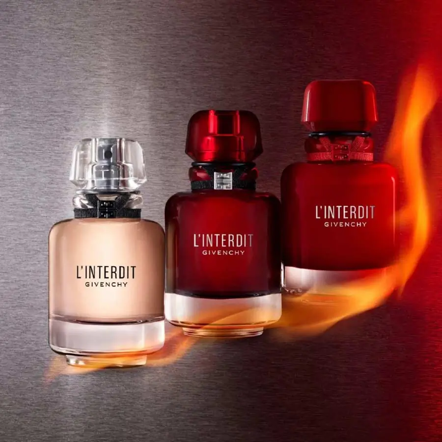 Profumi L’Interdit Givenchy classico, Rouge e Rouge Ultime