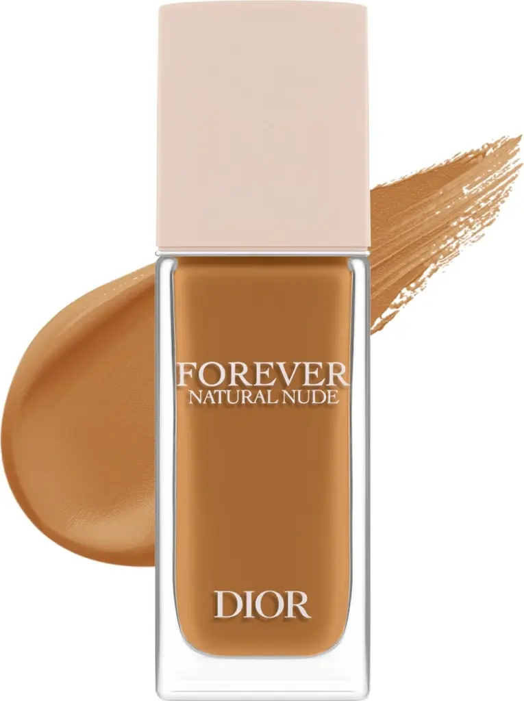 Fondotinta Dior Forever Natural Nude con texture e swatch
