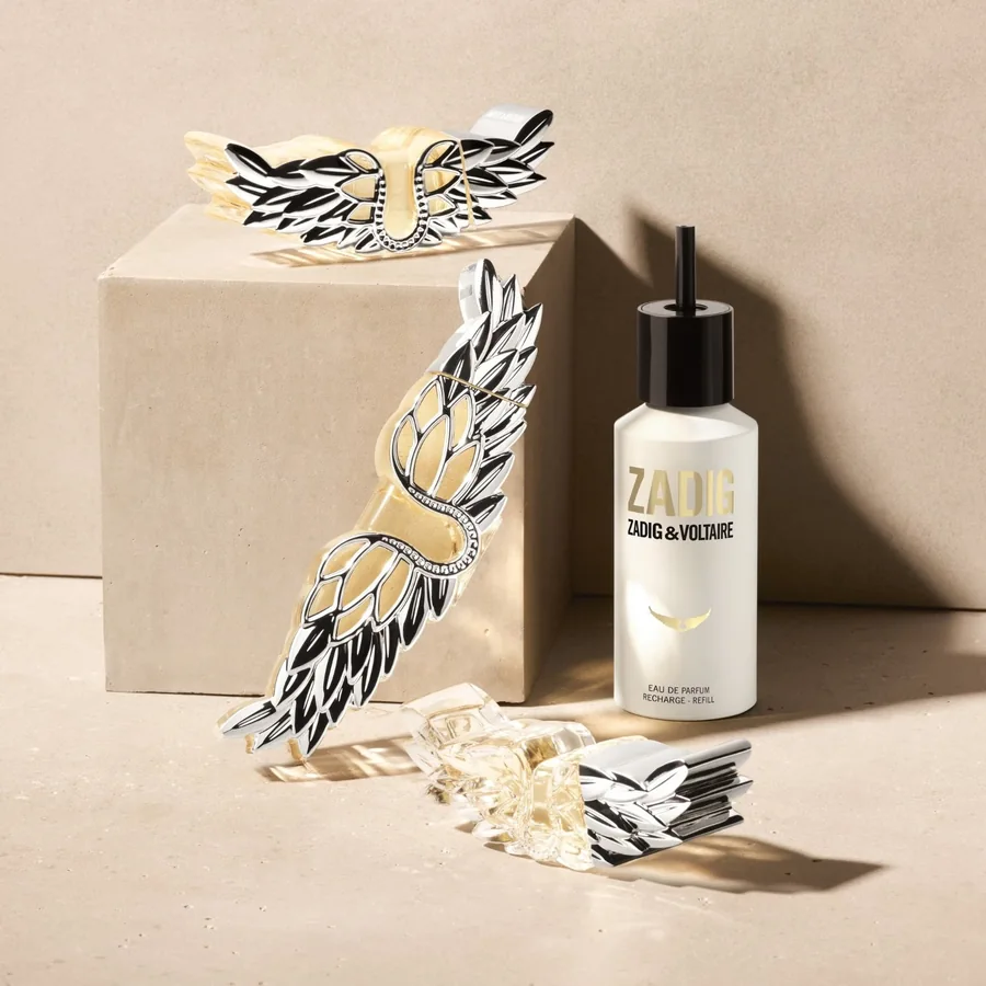 Profumo ZADIG Eau de Parfum con flacone alato e refill